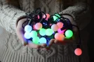 Диодная гирлянда "Матовые шарики"