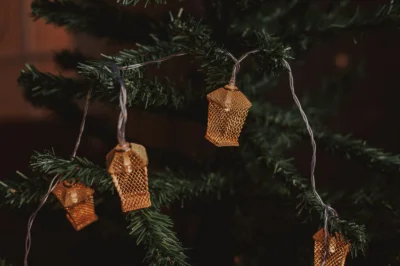 Диодная гирлянда "Золотые фонарики"