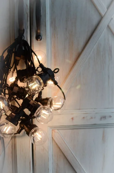 Уличная диодная ретро гирлянда "Круглая" (большие лампочки)