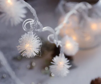 Диодная гирлянда "Снежок"