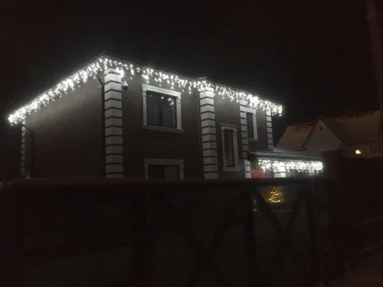 Уличная бахрома IP65 6 метров (усиленный провод)