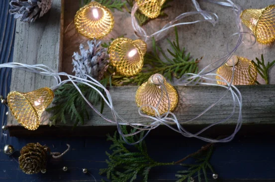 Диодная гирлянда "Колокольчики" (металл)