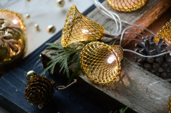 Диодная гирлянда "Колокольчики" (металл)