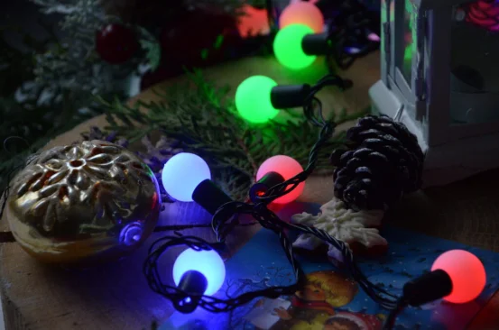 Диодная гирлянда "Матовые шарики"