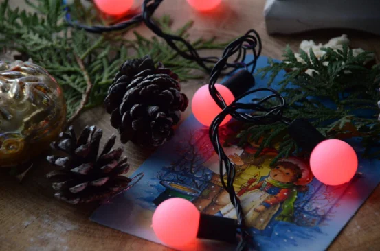 Диодная гирлянда "Матовые шарики"