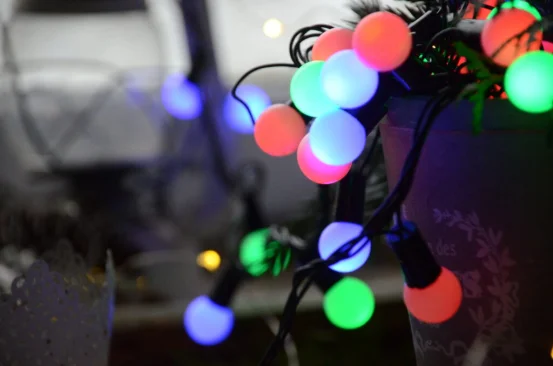 Диодная гирлянда "Матовые шарики"