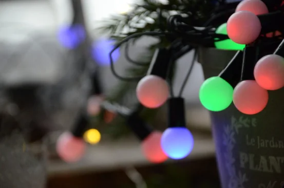 Диодная гирлянда "Матовые шарики"