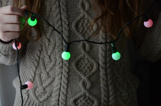 Диодная гирлянда "Матовые шарики"