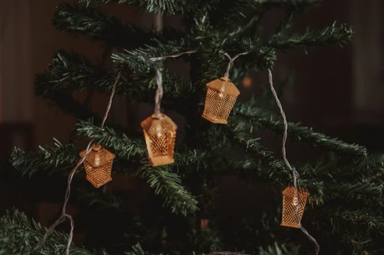 Диодная гирлянда "Золотые фонарики"