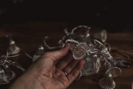 Диодная гирлянда "Колокольчики" (металл)