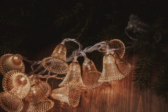 Диодная гирлянда "Колокольчики" (металл)