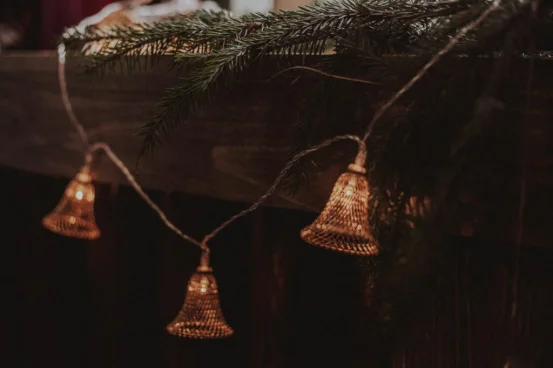 Диодная гирлянда "Колокольчики" (металл)