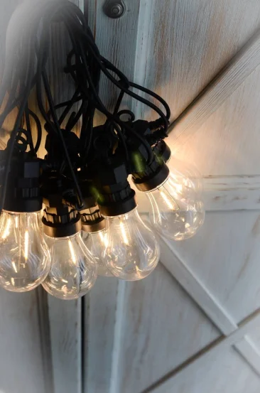 Уличная диодная ретро гирлянда "Груша" (большие лампочки)