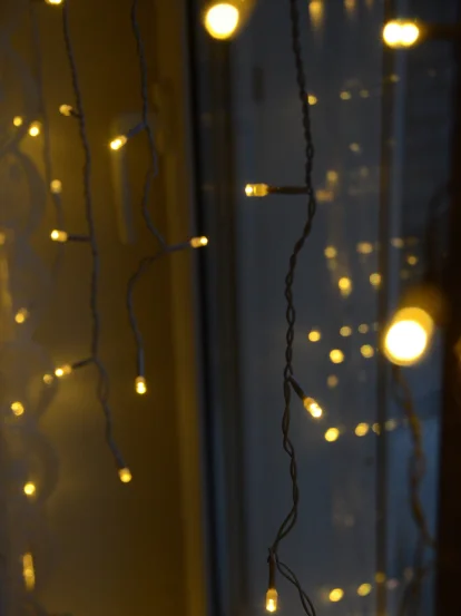 Уличная диодная бахрома IP54 (тонкий провод)