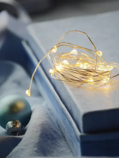 Диодная нить/роса (сеть, батарейка)