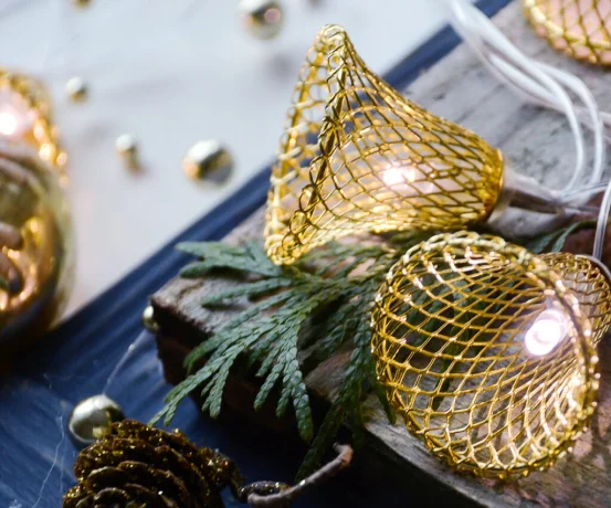 Диодная гирлянда "Колокольчики" (металл)