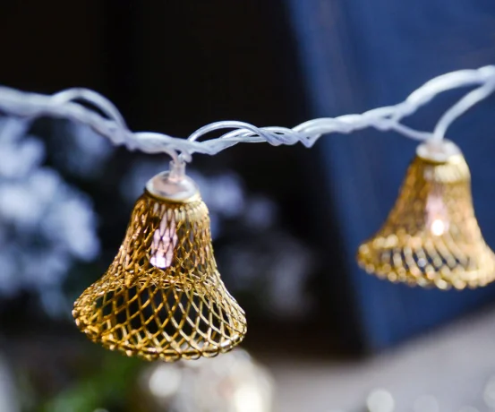 Диодная гирлянда "Колокольчики" (металл)