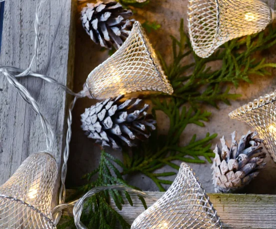 Диодная гирлянда "Колокольчики" (металл)