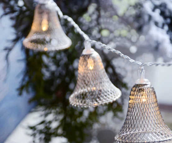Диодная гирлянда "Колокольчики" (металл)