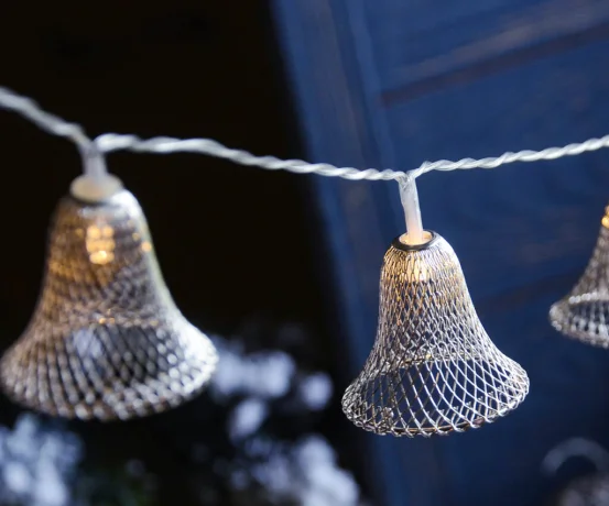Диодная гирлянда "Колокольчики" (металл)