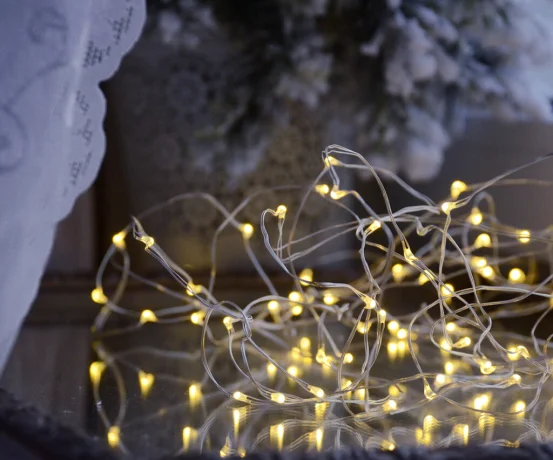 Диодная нить/роса (сеть, батарейка)